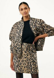 Mexx Leopard jacquard bomber - Multicolor