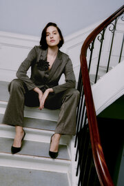 B-Young BYSATI Waistcoat I Frosted Almond Melange