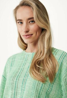 Mexx Summer boucle sweater Bright Green