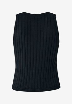 Mexx Twin set knit rib top Black