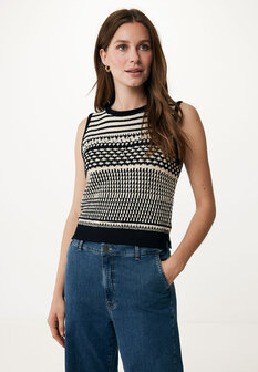 Mexx Crochet knitted top