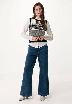 Mexx Crochet knitted top
