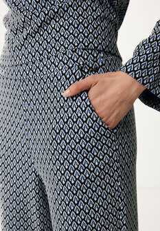 Mexx Easy fit pants knitted jacquard