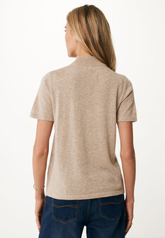 Mexx Short sleeve pullover with turtle neck Dusty Blue