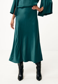 Mexx-satin midi skirt