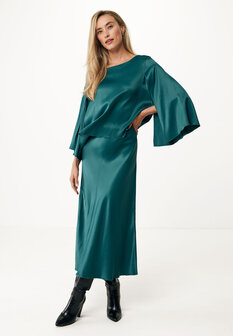 Mexx-satin midi skirt