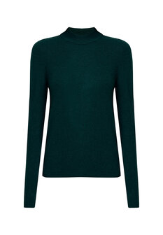 Mexx-long sleeve cashmere dark green