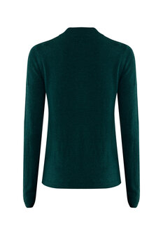 Mexx-long sleeve cashmere dark green