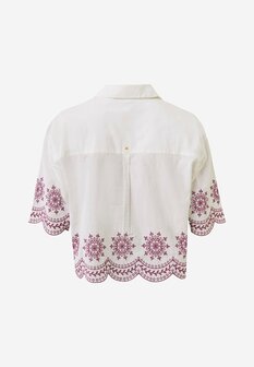 Mexx Cropped embroidery blouse