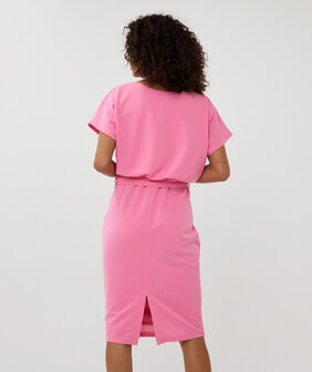 ESQUALO Dress batwing Rose