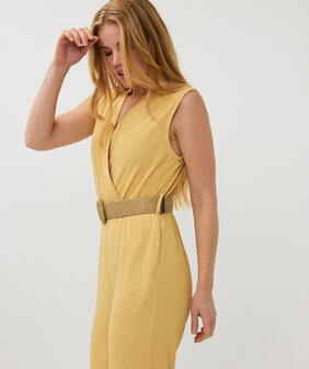 ESQUALO Jumpsuit fancy crinkle