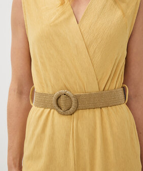 ESQUALO Jumpsuit fancy crinkle