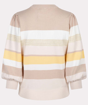 ESQUALO Sweater striped Yellow