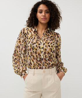 ESQUALO Blouse basic Leopard Dream