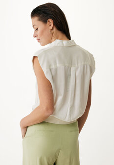 Mexx Sleeveless blouse/Dull White