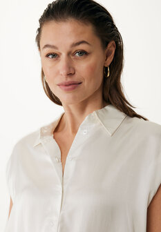 Mexx Sleeveless blouse/Dull White