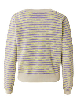 Mexx Striped knit cardigan/Lavender
