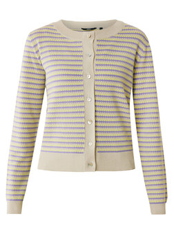 Mexx Striped knit cardigan/Lavender