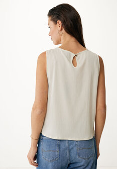 Mexx Crochet sleeveless top/Cream