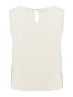 Mexx Crochet sleeveless top/Cream