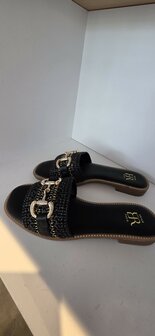 Slipper zwart