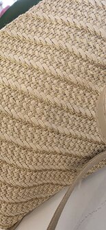 Tasje Khaki gold / coffee gold