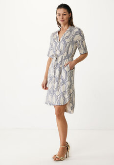 Mexx Regular swirl chain print dress