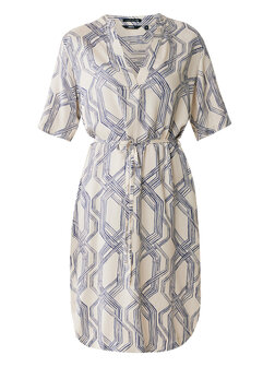 Mexx Regular swirl chain print dress