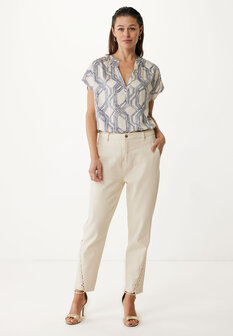 Mexx Swirl chain print blouse