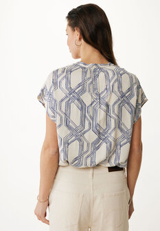 Mexx Swirl chain print blouse