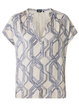 Mexx Swirl chain print blouse