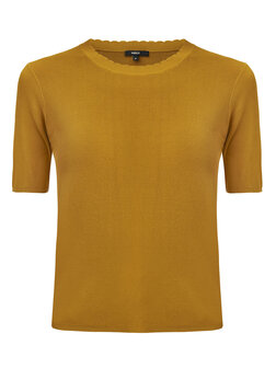 Mexx GERBERA Short sleeve knit - Yellow Brown