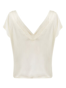 Mexx V-back top - Cream