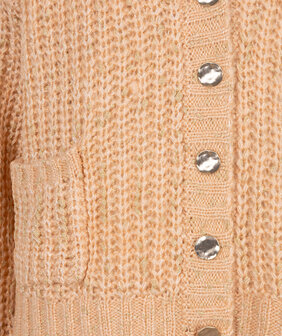 Esqualo Cardigan oversize lurex - Candy