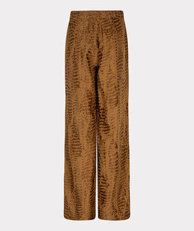 Esqualo Trousers animal jacquard - Olive