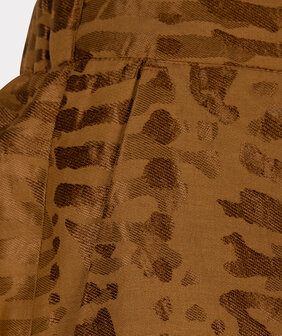 Esqualo Trousers animal jacquard - Olive