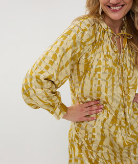 ESQUALO Dress golden zebra