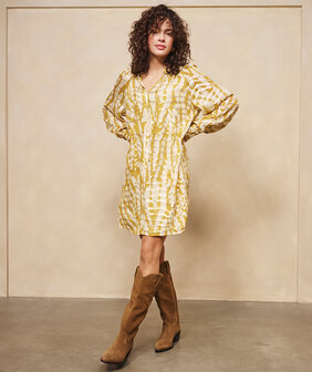 ESQUALO Dress golden zebra