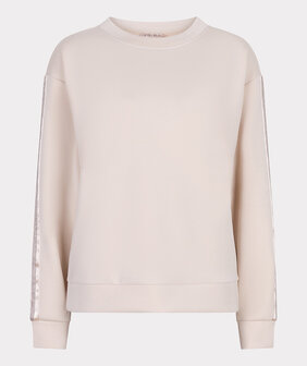 Esqualo Sweater rhinestones modal - natural