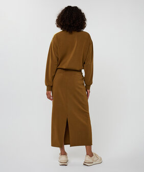 Esqualo Skirt midi modal - Olive