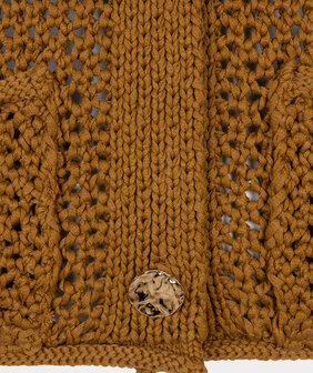 Esqualo Cardigan gilet fancy buttons - Olive