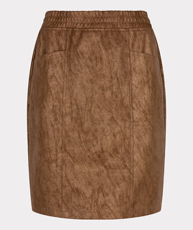 ESQUALO Skirt sporty metallic PU