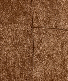 ESQUALO Skirt sporty metallic PU