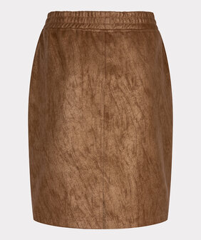 ESQUALO Skirt sporty metallic PU