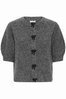 B-Young BYOMEA DECO CARDIGAN - Dark Grey Melange