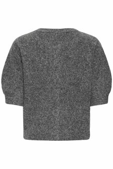 B-Young BYOMEA DECO CARDIGAN - Dark Grey Melange
