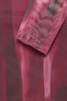 B-Young BYPALOMA MESH LS TOP - PORT ROYALE BLUR - Red 