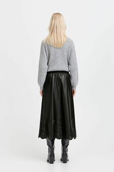 B-Young BYDENSIO SKIRT - Meteorite - Black