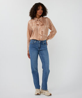 Esqualo Blouse bow Peaceful