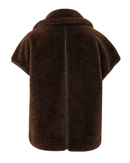 Mexx Teddy waistcoat - Dark Brown